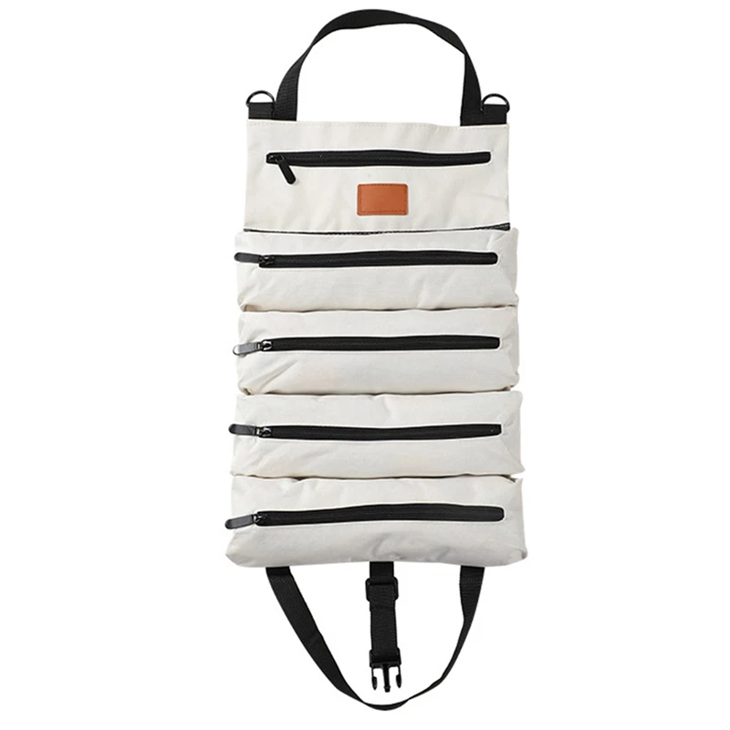 

A68P-Hardware Tool Bag Multifunctional Foldable Tool Bag Carpentry Electrician Auto Repair Vehicle Tool Storage Bag