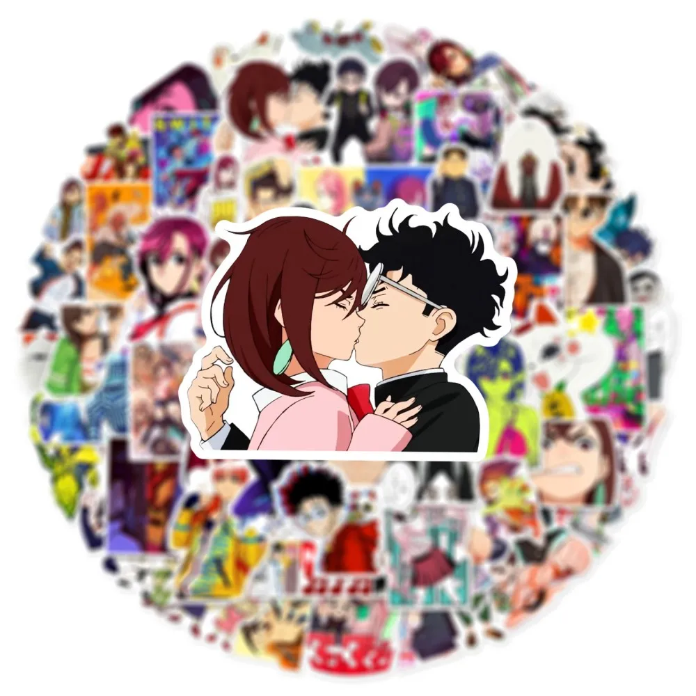 60PCS KPOP DAN DA DAN Movie Anime Fashion Theme Party Scooter Luggage Water Cup Stickers Gift