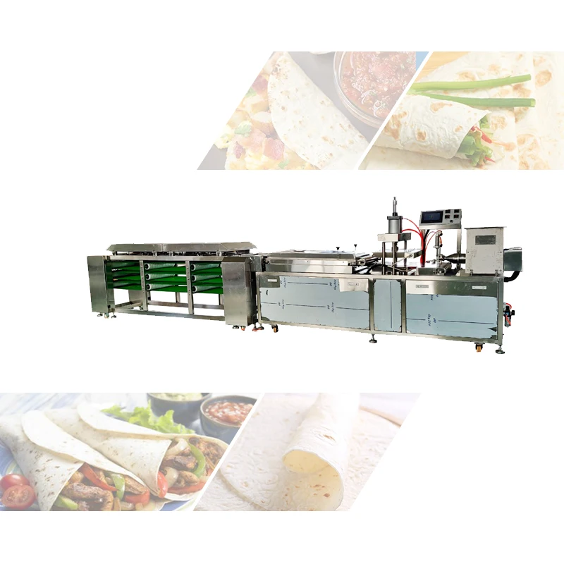 200 pcs/min New Model Tortilla Making Machine Chapati Making Machine Pancake Tortilla Maker Machine For Food Processing Machine