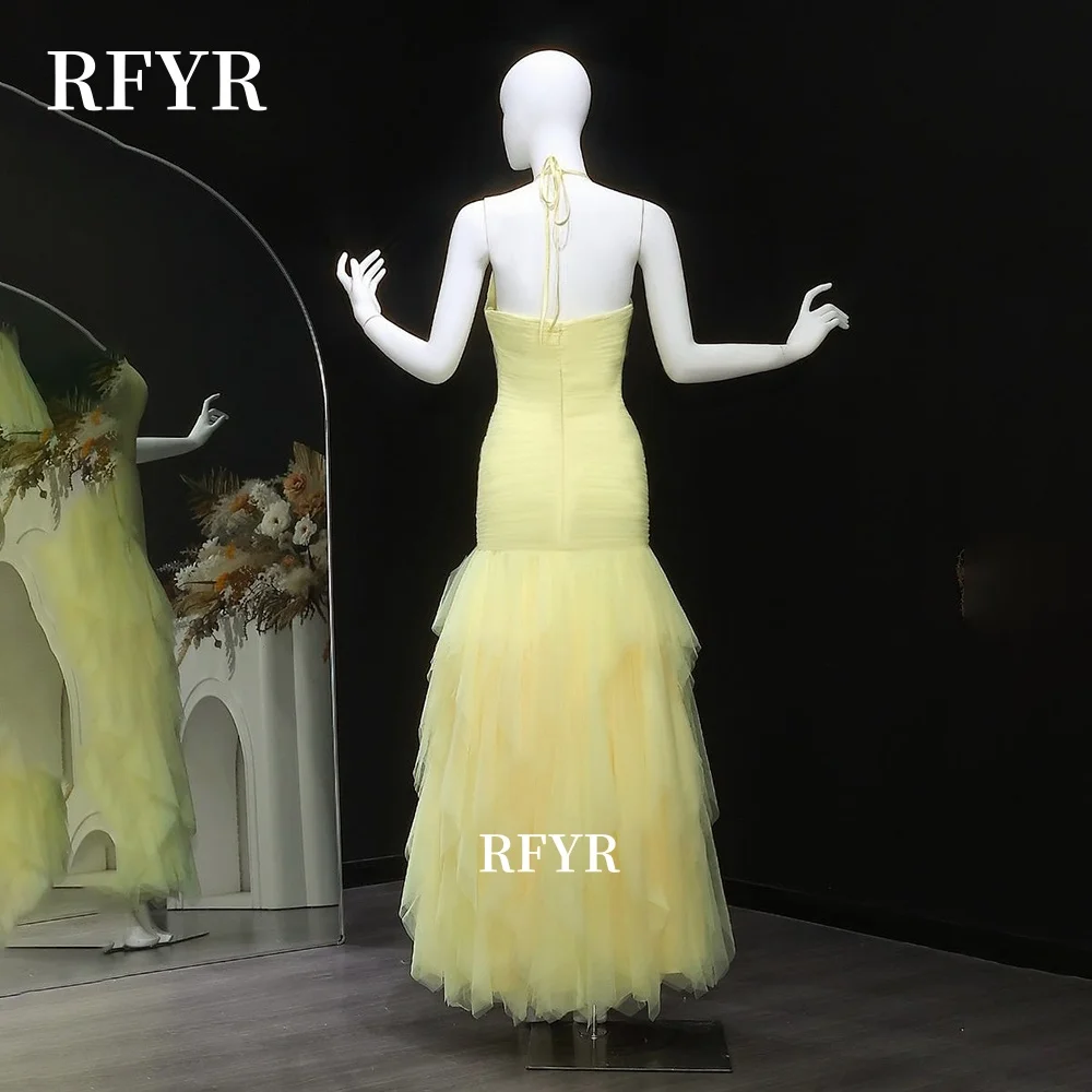Sukienki wieczorowe RFYR na ramiączkach, sukienki balowe, wielowarstwowe sukienki księżniczki, suknie balowe w kształcie litery A, sukienki formalne na specjalne okazje, sukienki damskie szyte na miarę