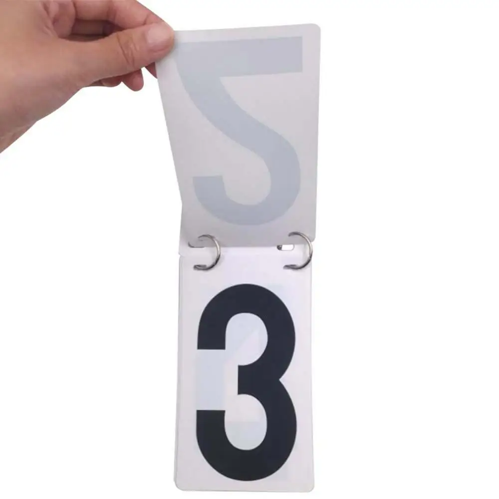 0-9 Score Number School Sports Competition Digit Scoreboard Replacement Cards