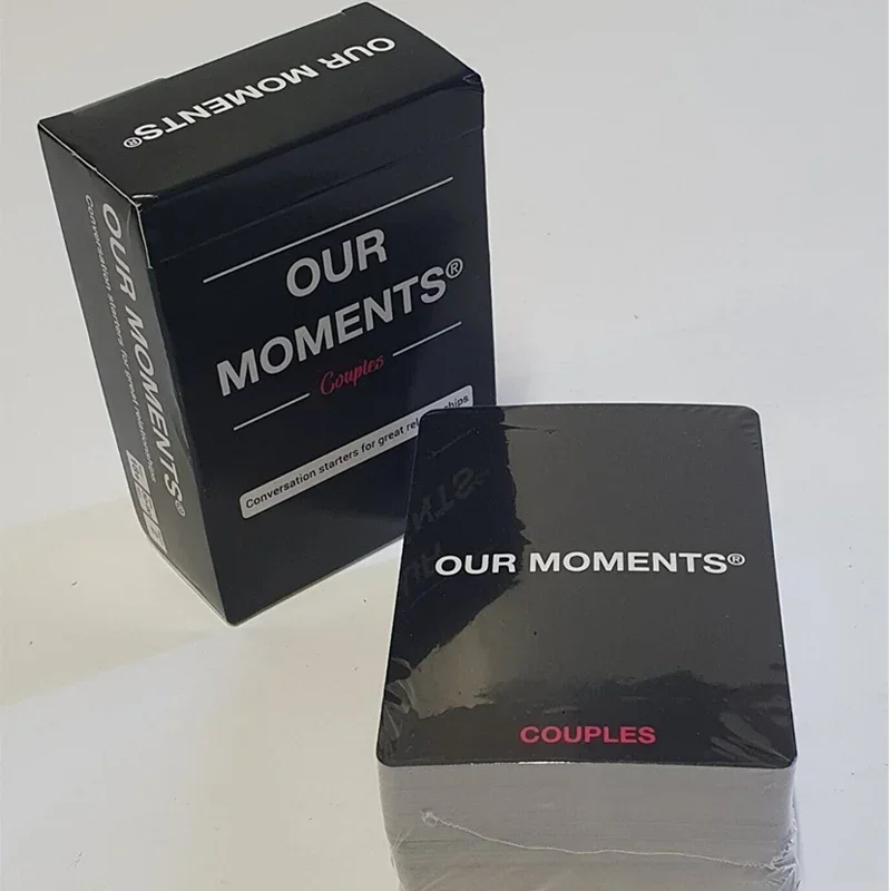 OUR MOMENTS Couples Card Game Conversation Starters for Great Relationship Board games