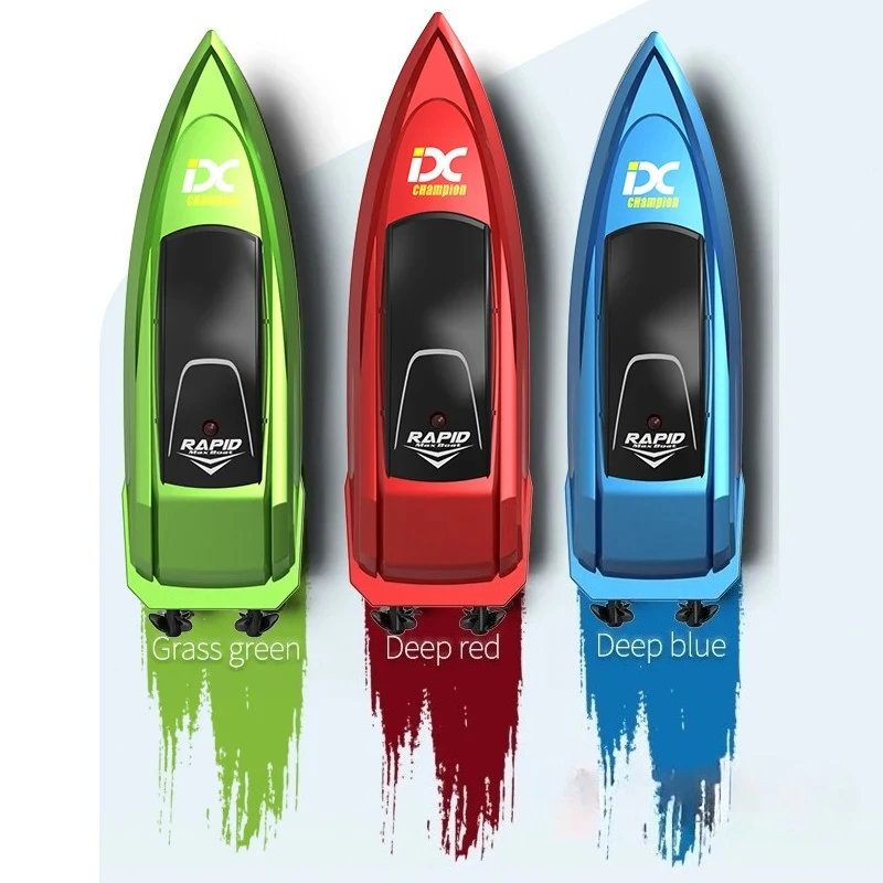 

Миниатюрная радиоуправляемая лодка, скорость 5 км/ч, с LED-подсветкой, игрушка на радиоуправлении для бассейна и летнего подарка