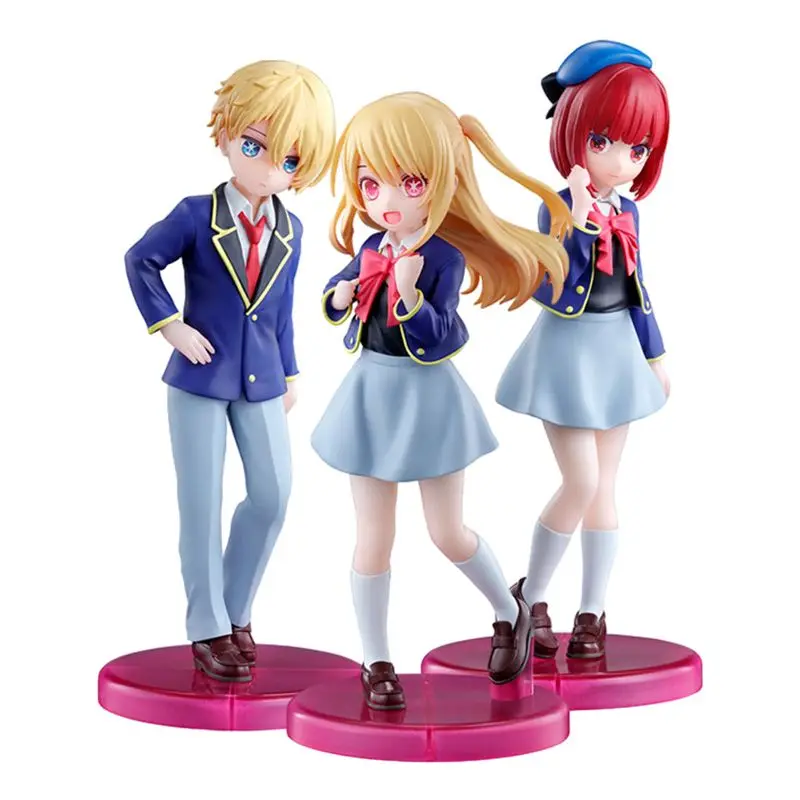 Adokenette OSHI NO KO Hoshino Rubii Hoshino Aquamarin Arima Kana الحلي الطرفية بانداي بانبريستو أنيمي نموذج لجسم هدية