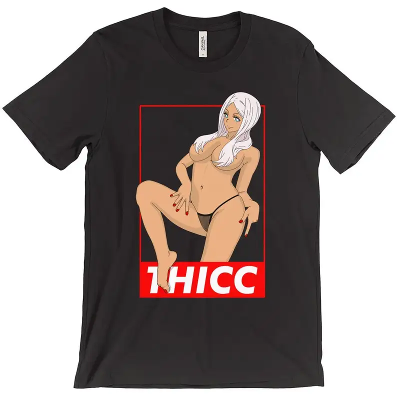 Anime Waifu Thicc Ecchi, Sexy, Lewd, Fetish T-Shirts