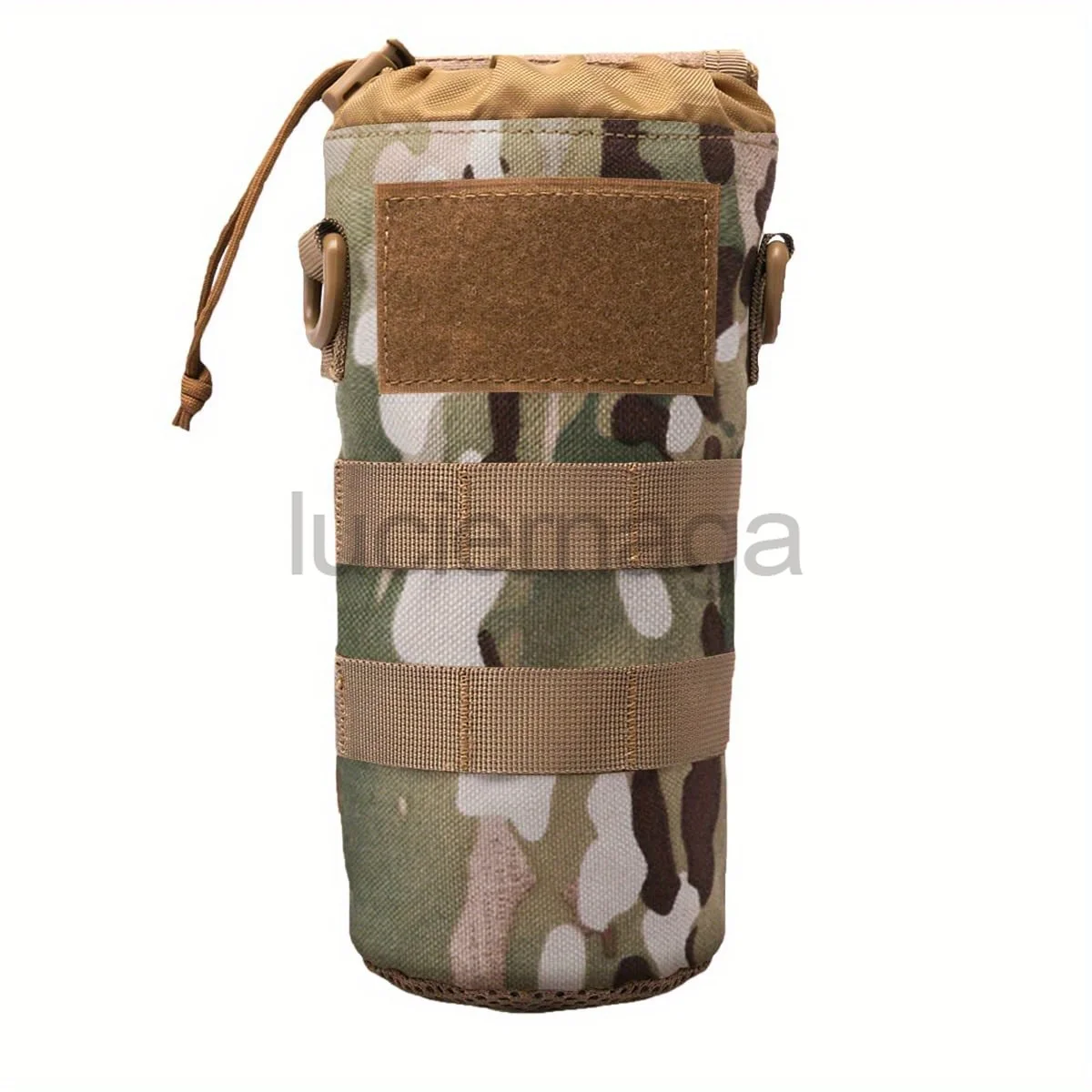 

LUC 1000D Nylon Molle Water Bottle Kettle Bag Foldable Kettle Sleeve Waist Hanging Cup Bag Kettle for Camping Climbing Travel