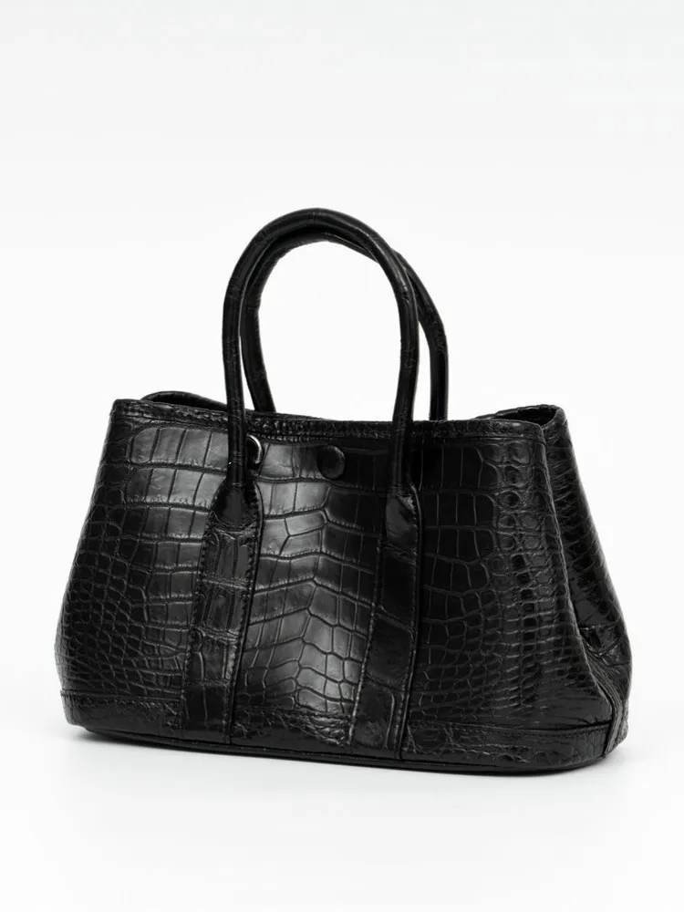 Office Female Crocodile Genuine Leather Crossbody Underarm Bag Buckle Strap Designer Elegant Ladies Shoulder Bags Totes Handbag