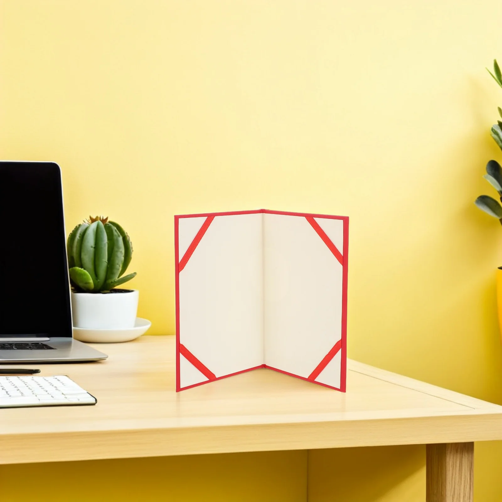 

5Pcs A5 Red Solid Color Blank Certificate Holders Graduation Diploma Cover Paper Award Folders Protector Bulk Diploma Cover