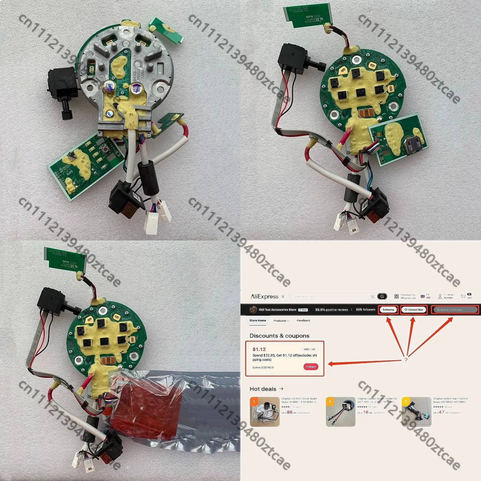 Original Master Control Motherboard for Milwaukee 2868 2869 Power Tool Parts