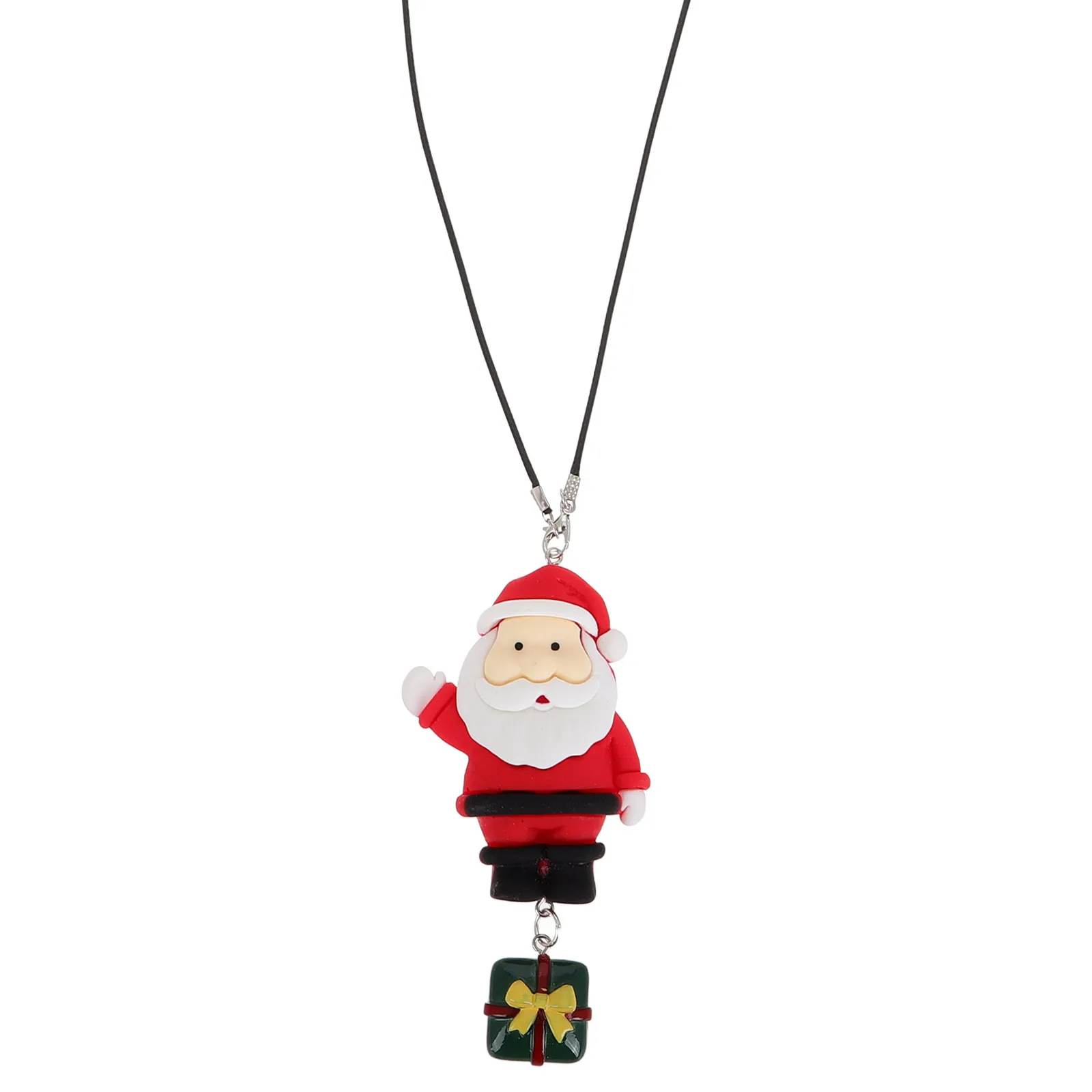 

Santa Claus Design Christmas Car Hanging Ornament Rearview Mirror Decoration Holiday Interior Accessory Handcrafted Quality