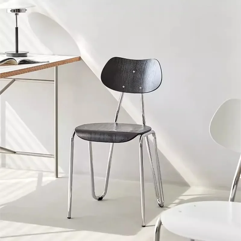 

AARestaurant Antique Backrest Dining Chair Modern Simple Celebrity Ins Cafe Milk Tea Store Home Chair