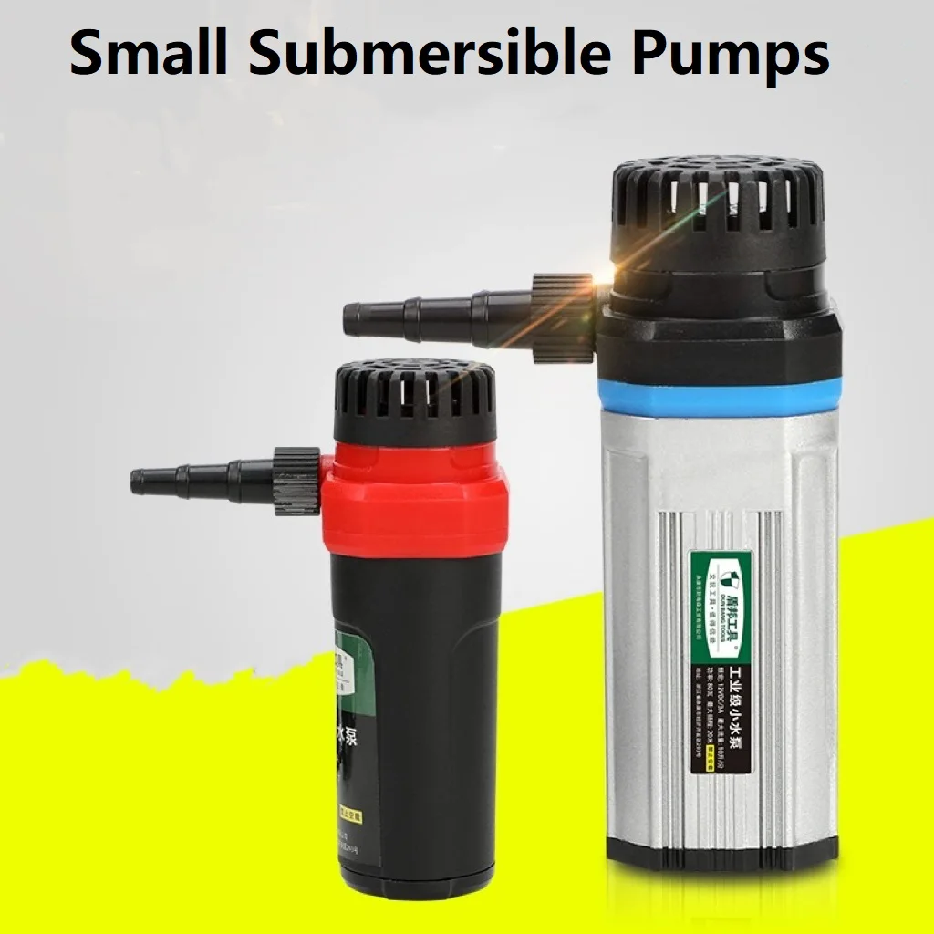 Mini Submersible Pump 12V High Pressure Water Pump Lift 10M/15M/20M Water Pumping Station Micro Submersible Motor