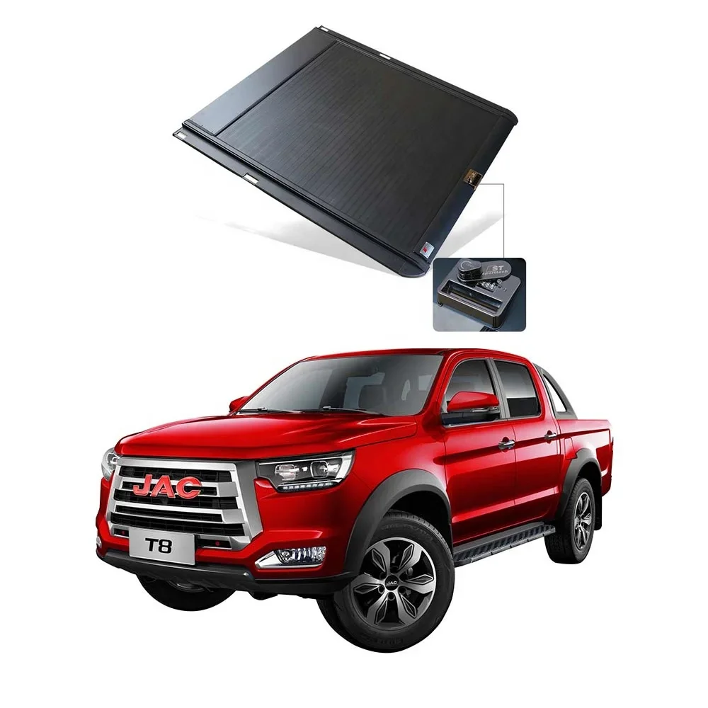 

ST Hot Sale High Quality Manual Tonneau Cover Roller Lids Bed Cover Pickup Cover with Password Lock For JAC T8