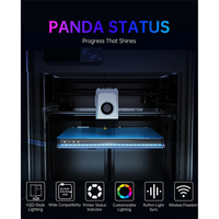 BIQU LED Light Bar Kit For Bambu Lab P1P P1S X1C X1E A1 VS Panda Lux- H2D-Style Panda Status Lighting Sync With Wi-Fi Control