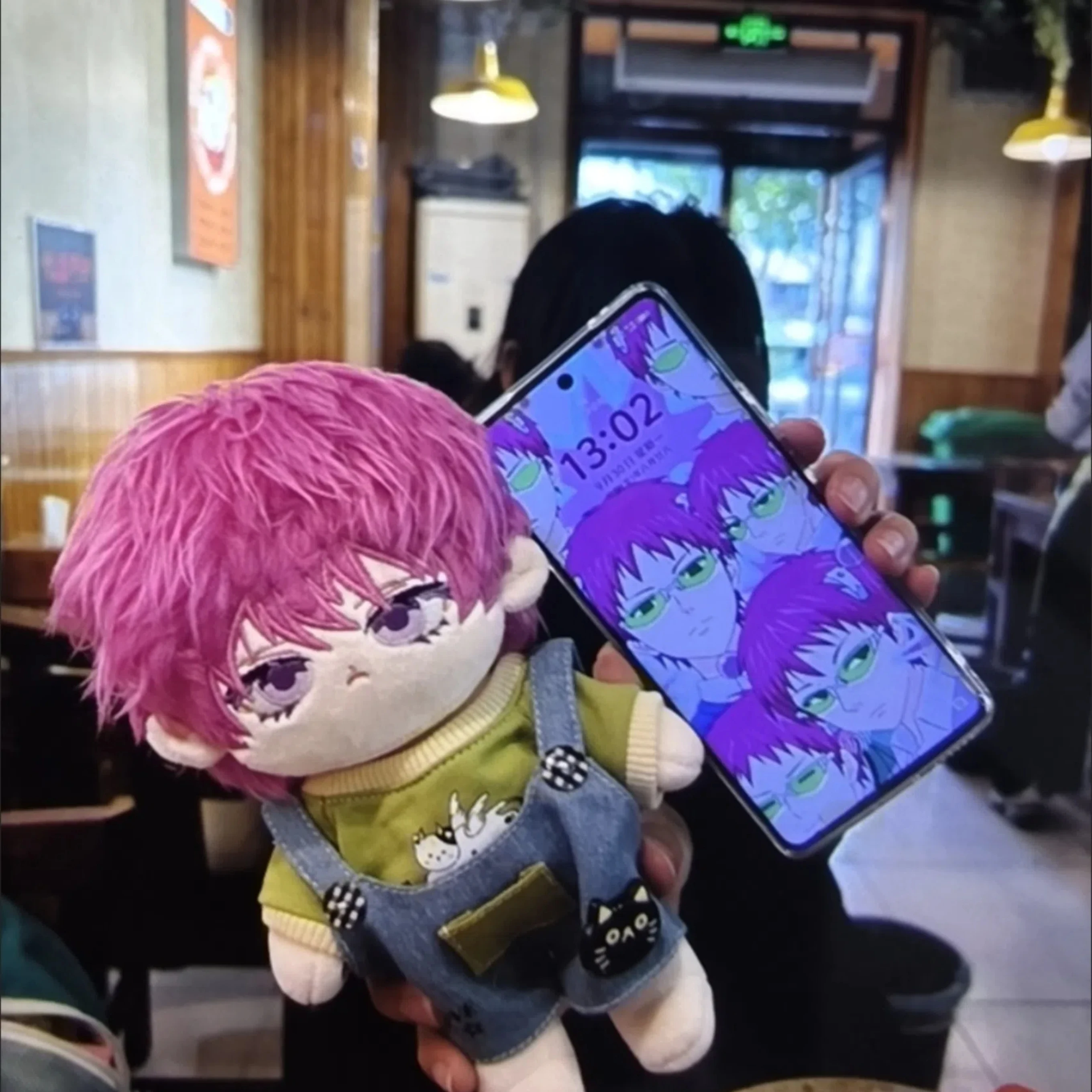 20cm Anime The Disastrous Life of Saiki K. Saiki Kusuo Anime Figures Cosplay Doll Plush Stuffed Toy Boy Girl's Gifts