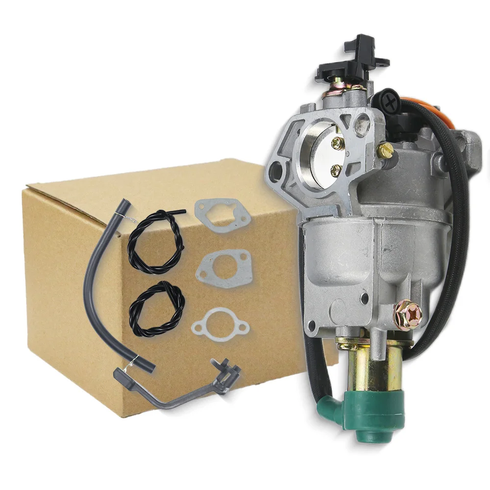 Carburador de estrangulación manual P27-2D para generadores de 7000-10000 W: se adapta a Champion 7000/7500/8750 y Predator/DuroMax 8500/9000/10000