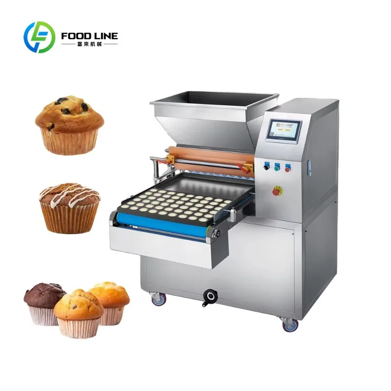 Customized Save Labor Cost Full Automatic Cake Making Machine Cake Depositor Machine With Two Nozzles