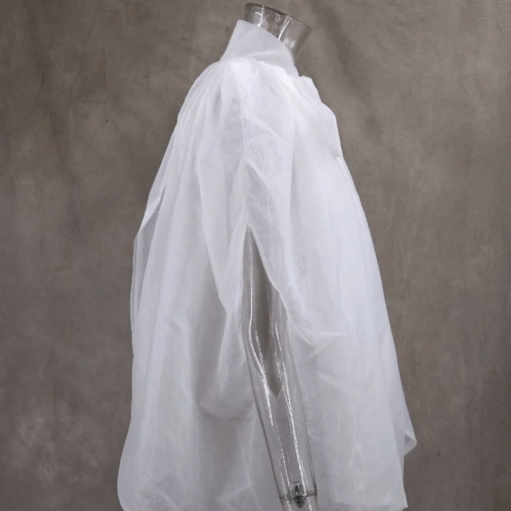 

Женская блузка с воротником-стойкой и бантом, в стиле шаль, из шифона высокой плотности, однотонная, для уличного стиля