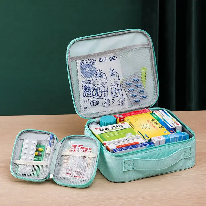 High-quality Travel Packing Practical First-aid Medicine Deposit Pouch Business Trips Standing Stock Save Space Storage Package