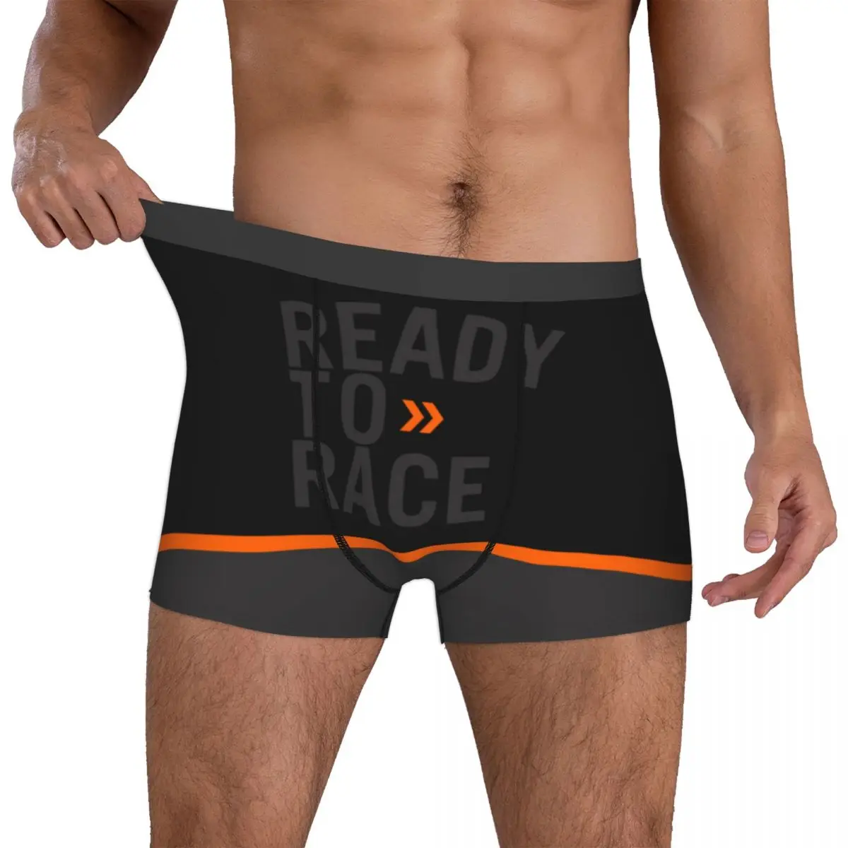 Men Motor Ready To Race Enduro Cross Motocross Boxers Briefs Suitable Underwear Underpants