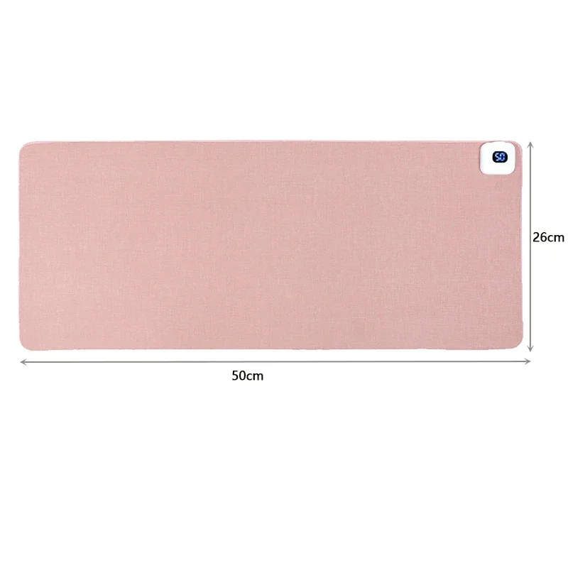 26x52cm Electric Heat Mouse Pad Table Mat Temperature Display Heating Mous Pads Keep Warm Hand for Office Computer Desk Keyboard