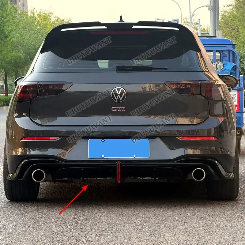 For Volkswagen GOLF 8 MK8 MK8.5 R-line GTi 2020-2026 Rear Diffuser Lip Spoiler Bumper Lower Lip Guard Body Kits