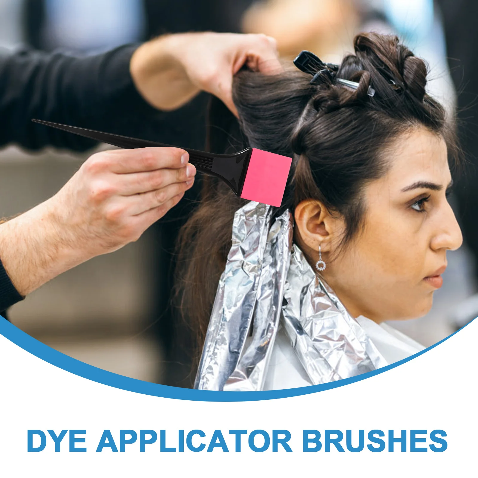 

Styling Highlighting Kit Applicator Professional Hair Dye Brush for Dyeing Comb