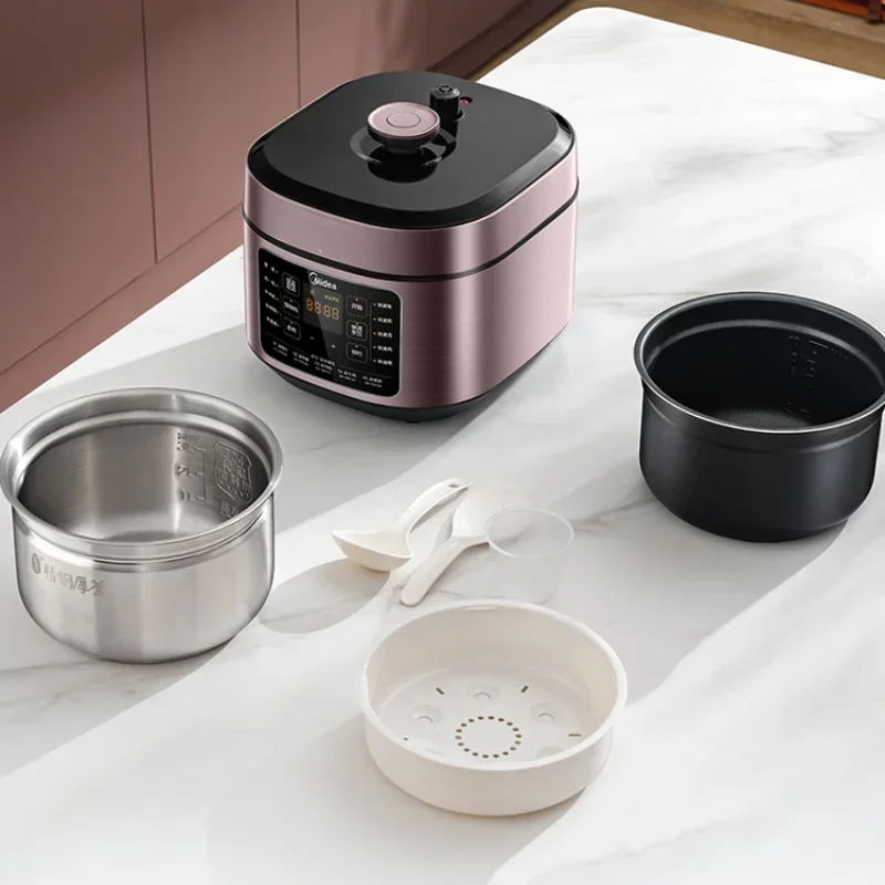 ميديا 5L قدر الضغط الكهربائي 220 فولت 1000 واط 70 كيلو باسكال بانيلا دي بريساو أقل الملح 2 الأواني الداخلية طباخ الأرز طباخ متعدد الوظائف