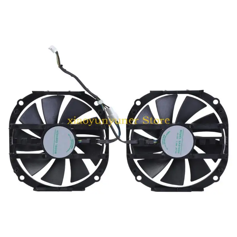 P9JB 2PCS 95mm 4GB GPU COOLER FAN FAN для YESTON RX480 570 580 Вентилятор видеокарты
