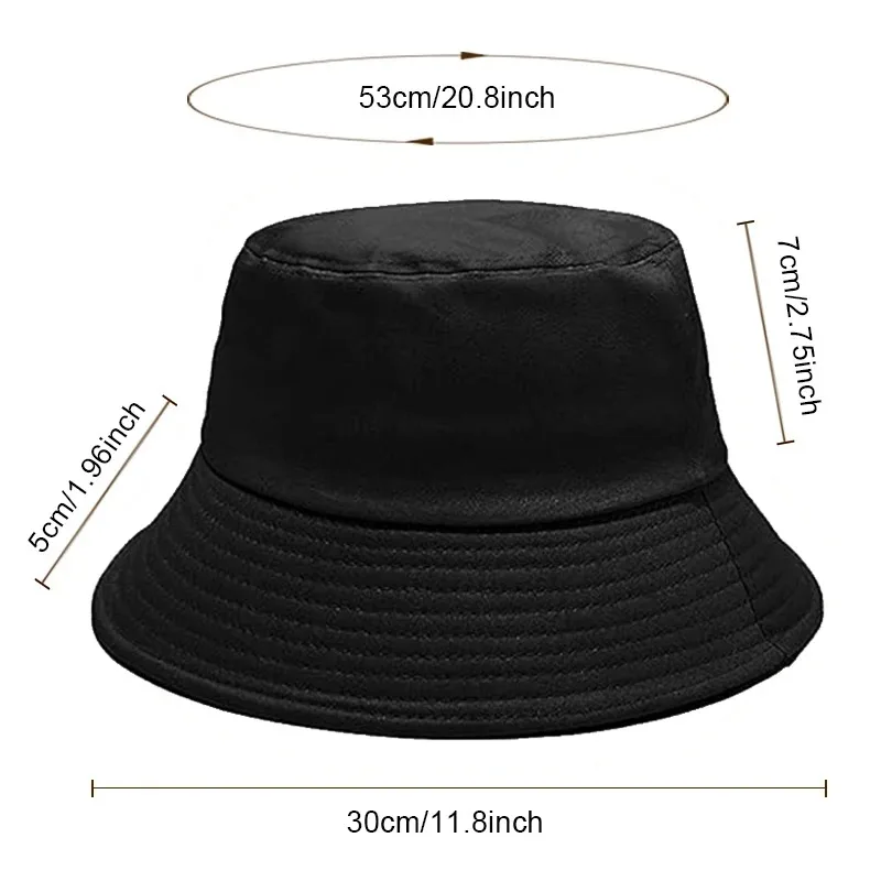 KPop Demon Hunters-Sombrero con forma de cubo para niños, estampado de dibujos animados, sombrilla para adultos, gorras redondas con visera para pescadores, gorra decorativa informal para exteriores