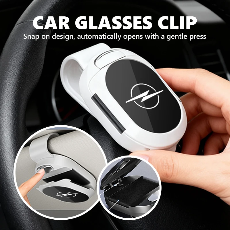 For For Opel Car Sunglasses Holder Sun Visor Storage Protective Frame Box Glasses Clip OPC Astra J H G K Insignia Corsa D B E Mokka - Aliexpress Deal