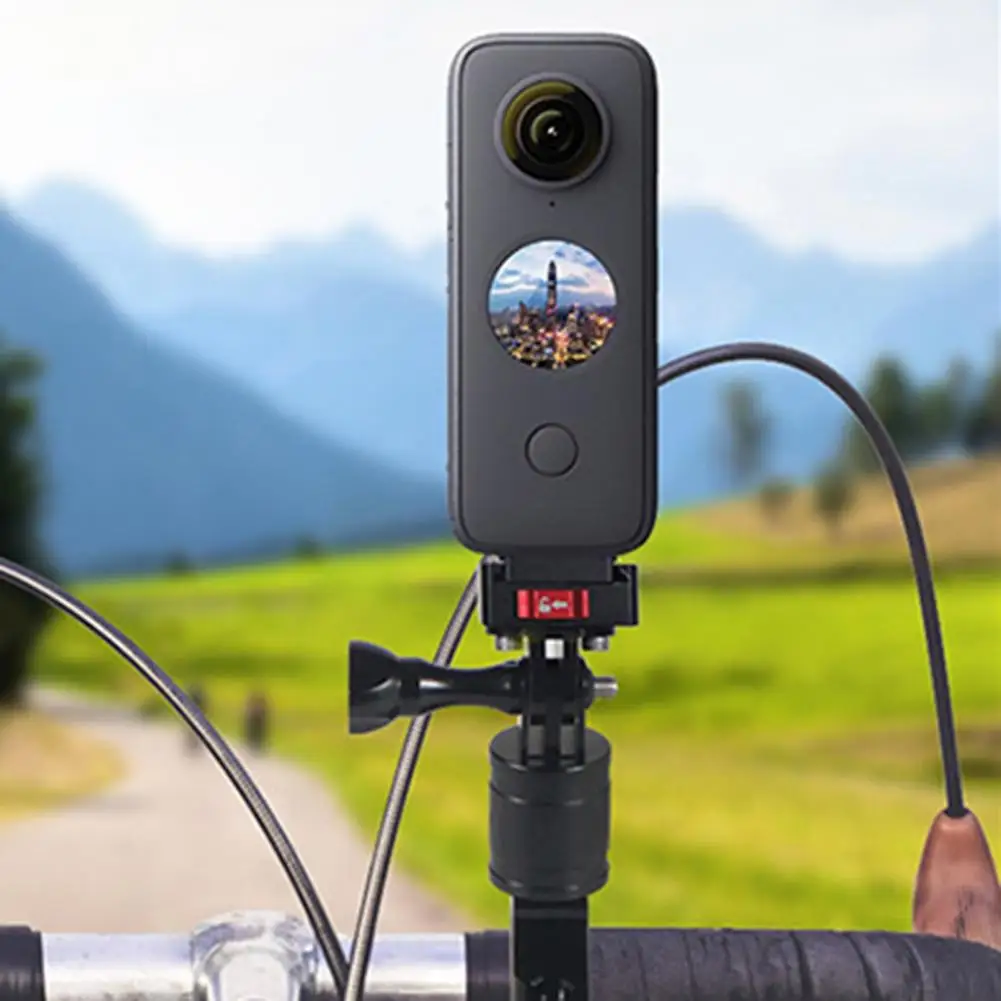 Удобный для путешествий аксессуар Сверхлегкий стабилизатор спортивной камеры с быстроразъемным креплением для мобильного телефона с зажимом для высокого качества