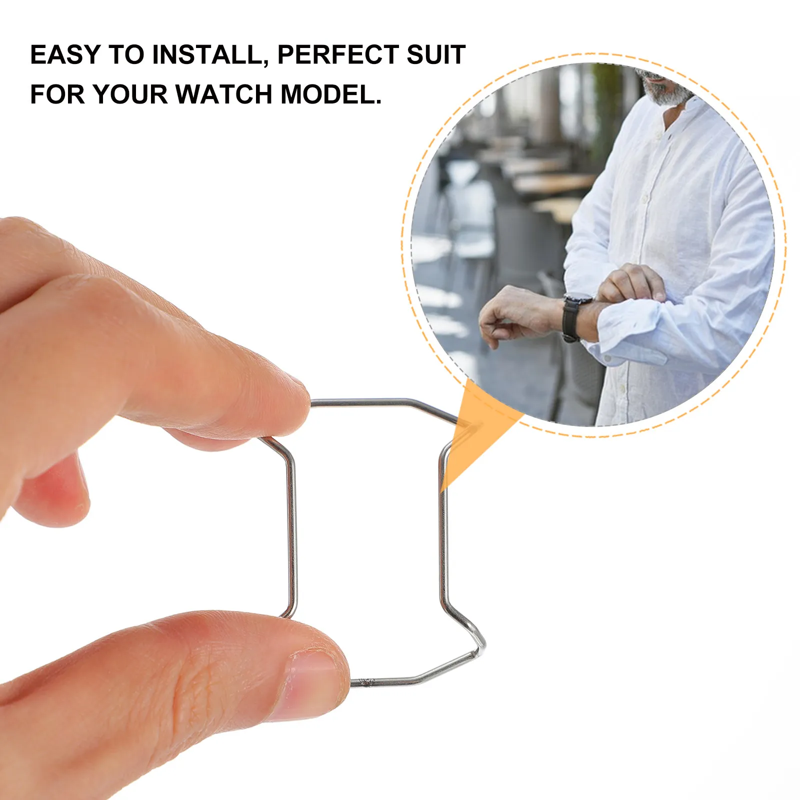 

Exquisite Craftsmanship Stainless Steel Bumper for Protection Anti-Fingerprint Watch Bumper