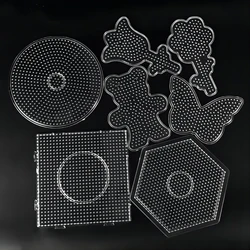 5mm Hama Beads Pegboard template Toy DIY perler tool Beads Educational Tangram Jigsaw Puzzle Iron beads