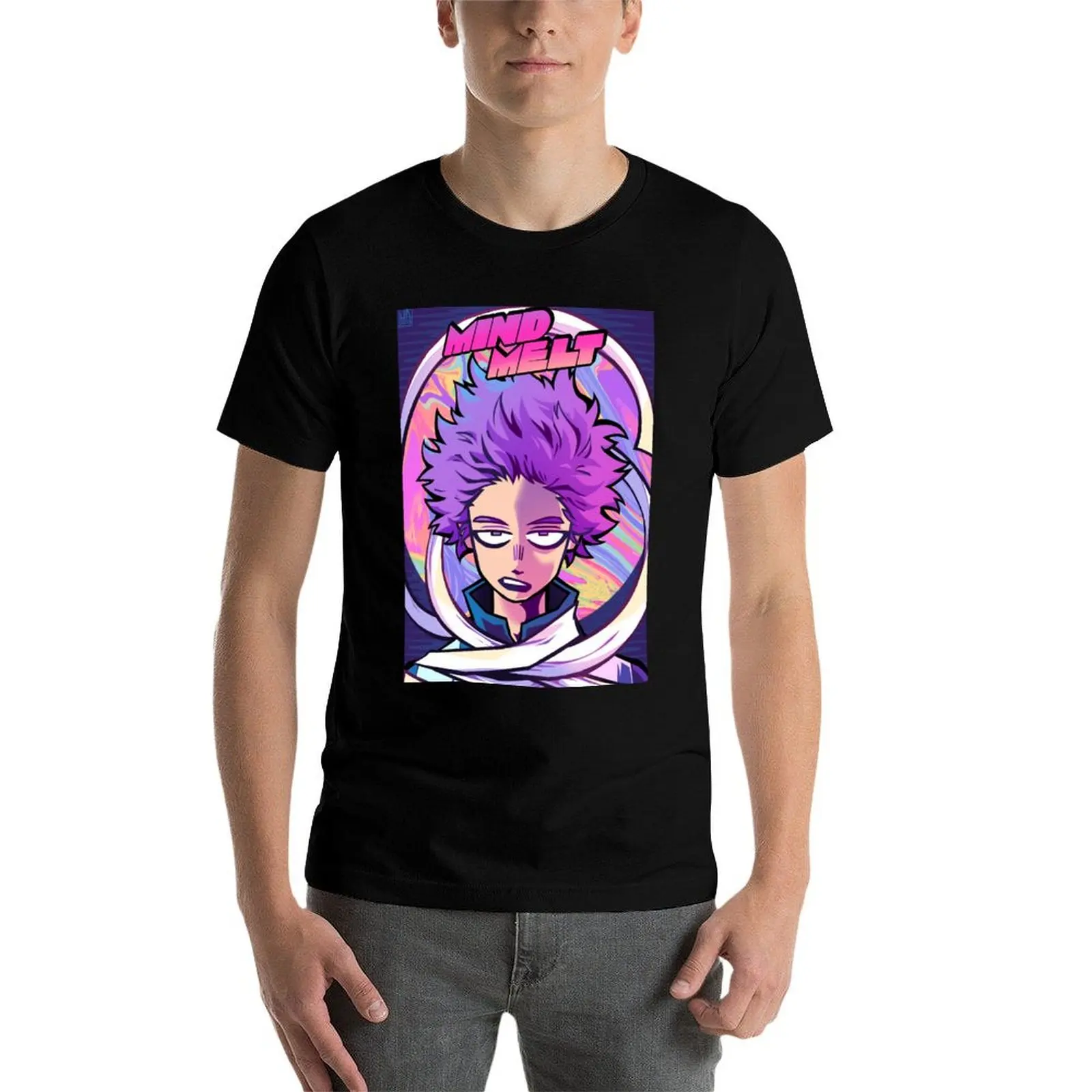 

Shinsou Hitoshi T-Shirt anime t shirts for man men t shirt cotton 100% t shirt man casual T-Shirt