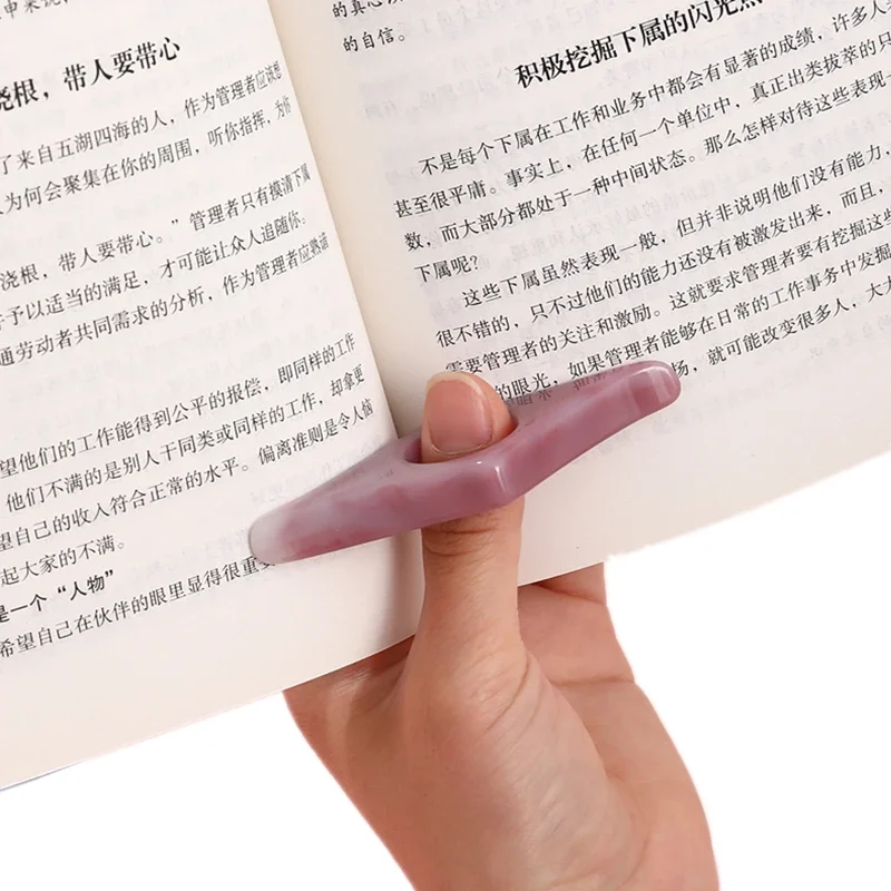 1pc Reading Support Gadget Book Page Holder for Reading Easily Resin Thumb Ring Book Holder Bookmark Reading Back To School