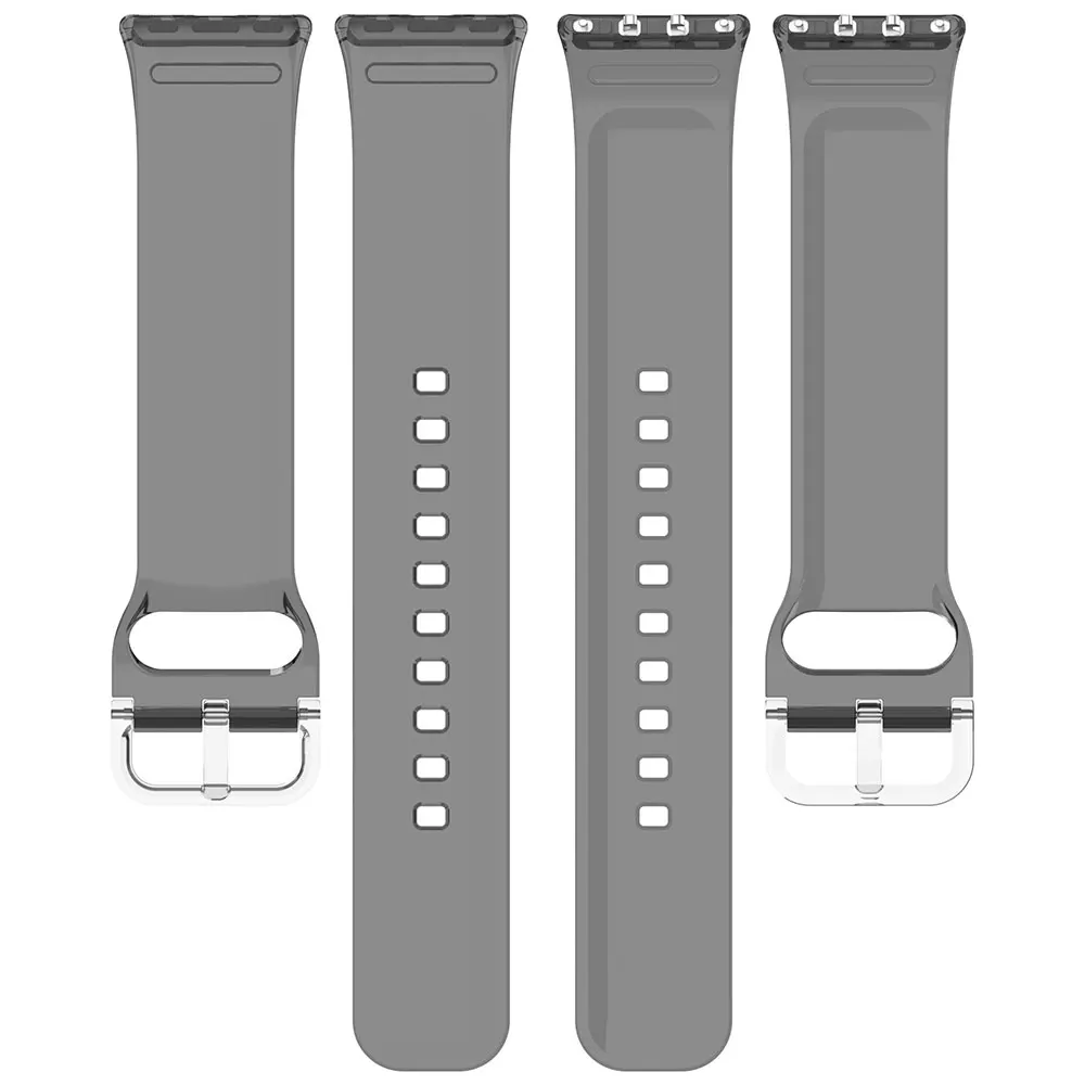 سوار معصم فاتح بلون شفاف ، حزام بديل من السيليكون ، حزام مناسب 3 ، مناسب 3 ، Fit3 ، أو تغيير شفاف