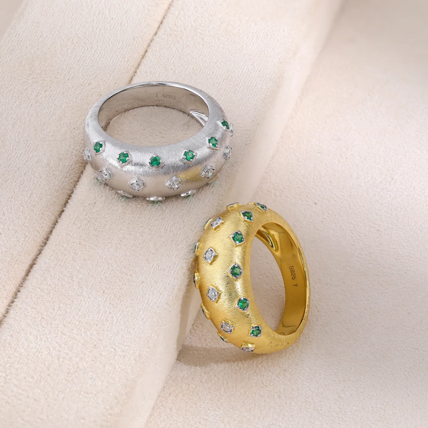 MuShan Jewelry Factory 925 Sterling Silver Rings Wedding Band for Women Certificate High Carbon Gemstones Ring s925 Fine Jewelry