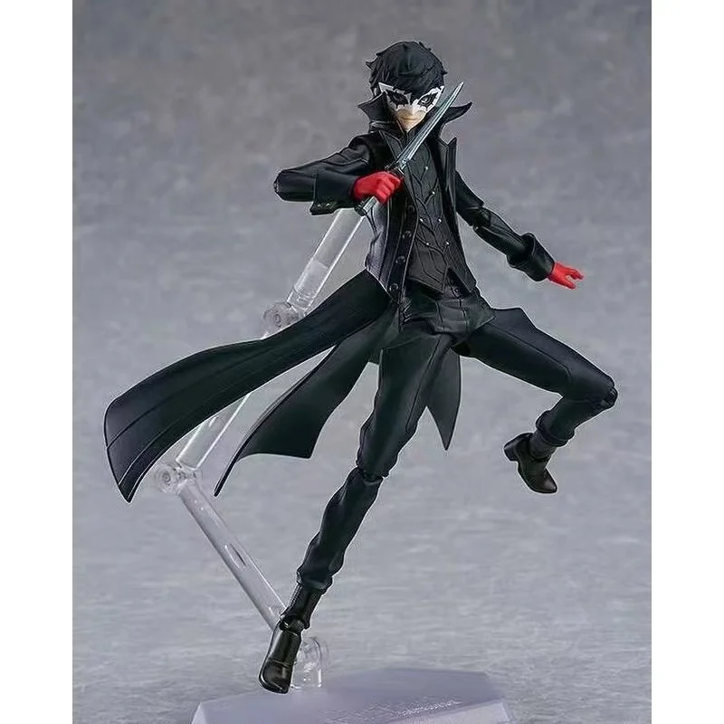 PVC Anime Action Figure, Joker Persona 5, Ren Amamiya Morgana 793, Modelo Artesanal, Presentes de Boneca, Figma 363, 15cm