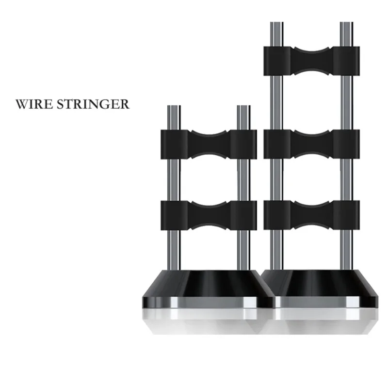 

1PCS oestvrijstalen Kabel Aluminium Legering Hifi Line Rack Audio LifterDraad String Beugel Apparatuur Kabelgoot Organizer Stand