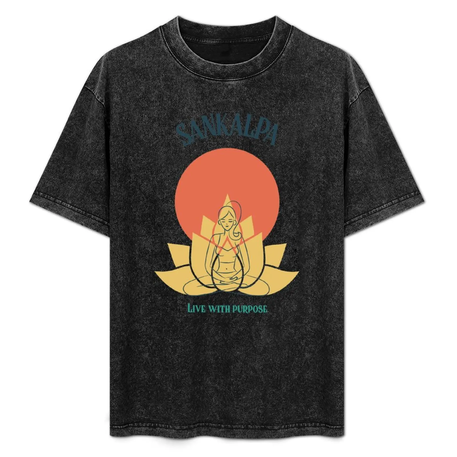 

Sankalpa: Live With Purpose T-Shirt Industrial Work Tee Shirt