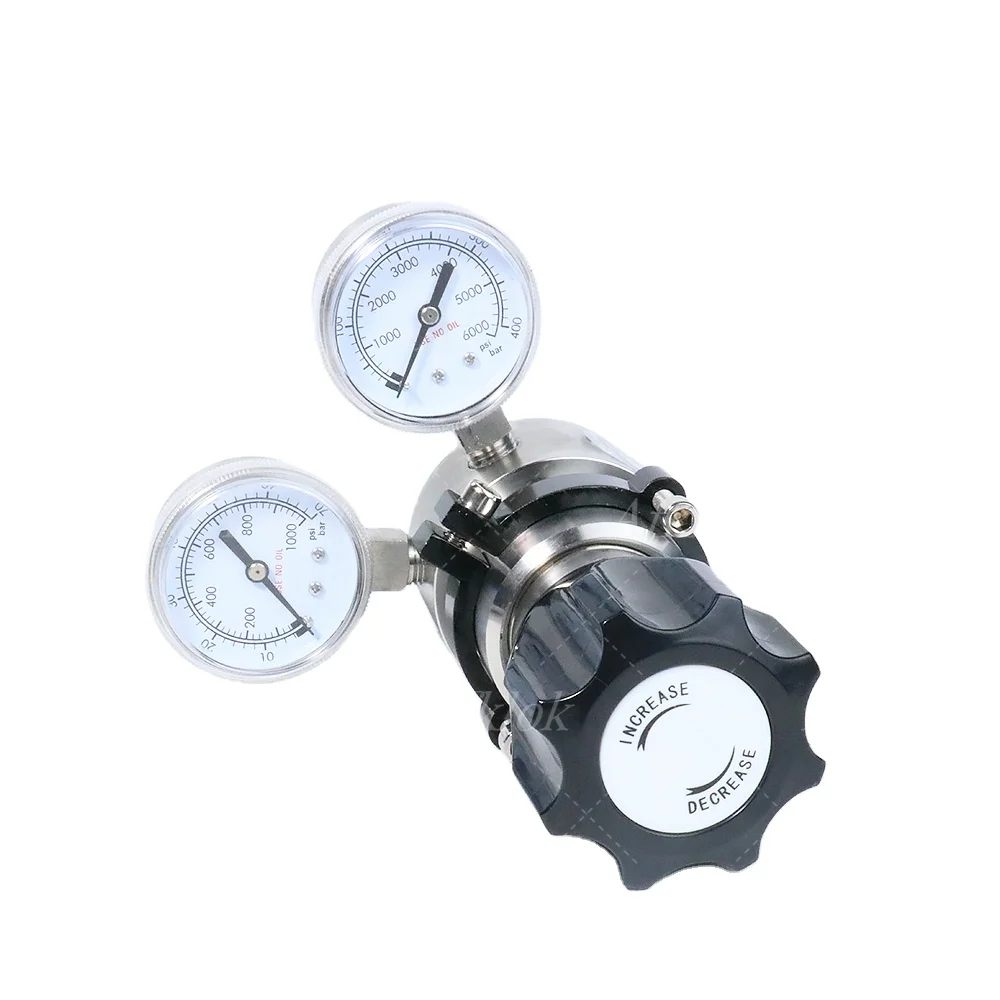 

Durable Adjustable Precision Back Pressure Valve Inlet 6000psi Outlet 1000psi Stainless Steel 316L CV 2.0