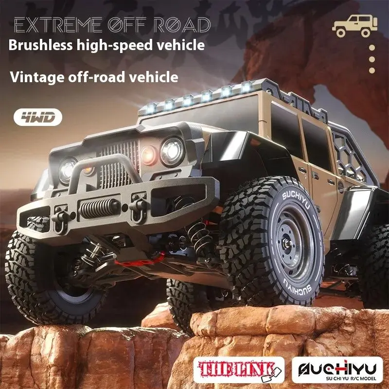 SCY 16104 1:16 유니버설 스케일 4륜 구동 브러시리스 RC카 무선 조종 고속 오프로드 차량 소년용 델린 퀵 드라이브