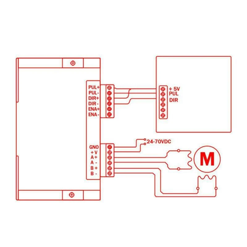 Digital Stepper Driver, Dm556 Progressive Motor Driver Is Suitable For Nema 23, Nema 24 And Nema34 Stepper Motors