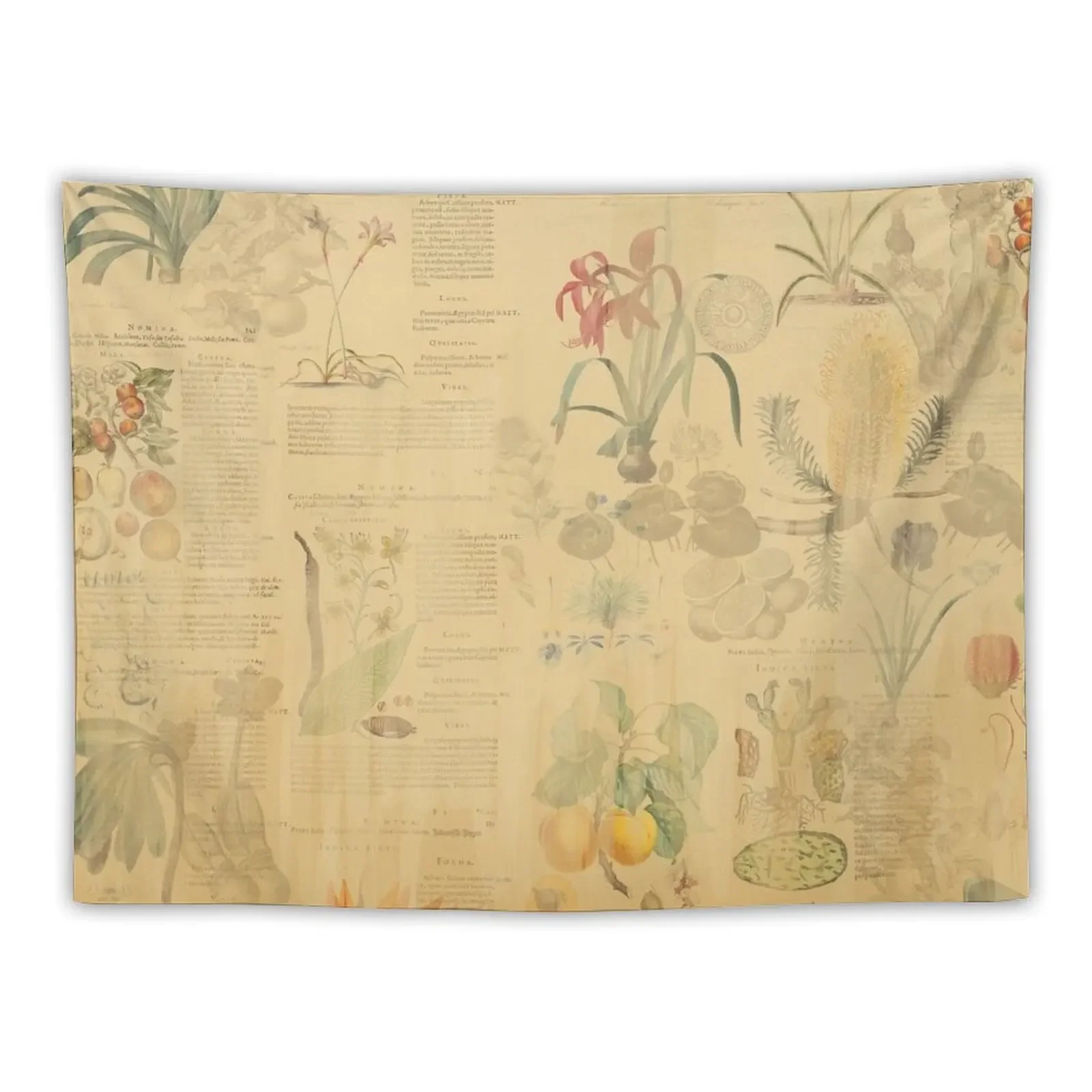 Historic botany Tapestry Wall Decoration Items Decorative Wall Tapestry