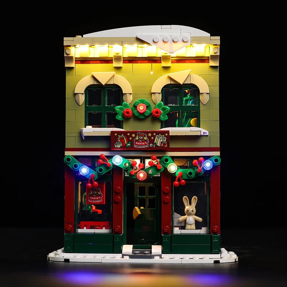 LED Light  Kit For 10308 Holiday Main Street Christmas Lighting Set  DIY Toys Set (Not Included Building Blocks)