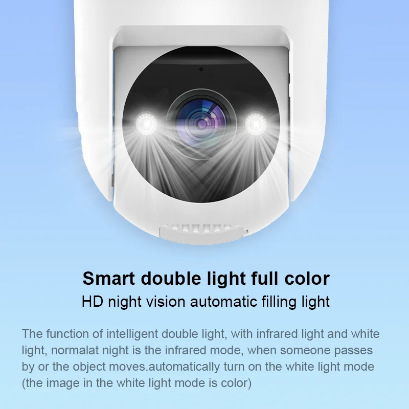 New  BONLOR Outdoor Camera  Wireless Tuya  Full Color Night Vision 4 Million Pixels IP66 Human Tracking Warning English