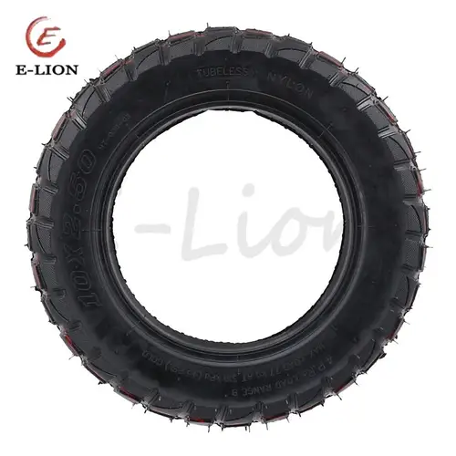 Imagen 2 del producto Neumático de vacío de alta calidad, resistente al desgaste, sin cámara, 10x2,50, Ideal para tubos de ruedas inflables de patinete eléctrico de 10 pulgadas