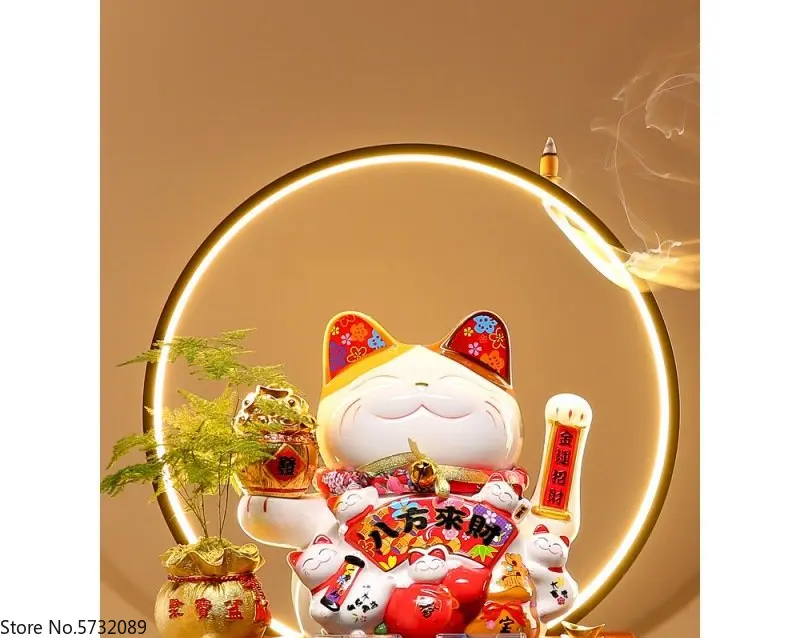 

Zhaocaimao Decoration Store Opening Gift Cashier Home Living Room Voice Broadcast Automatic Wave