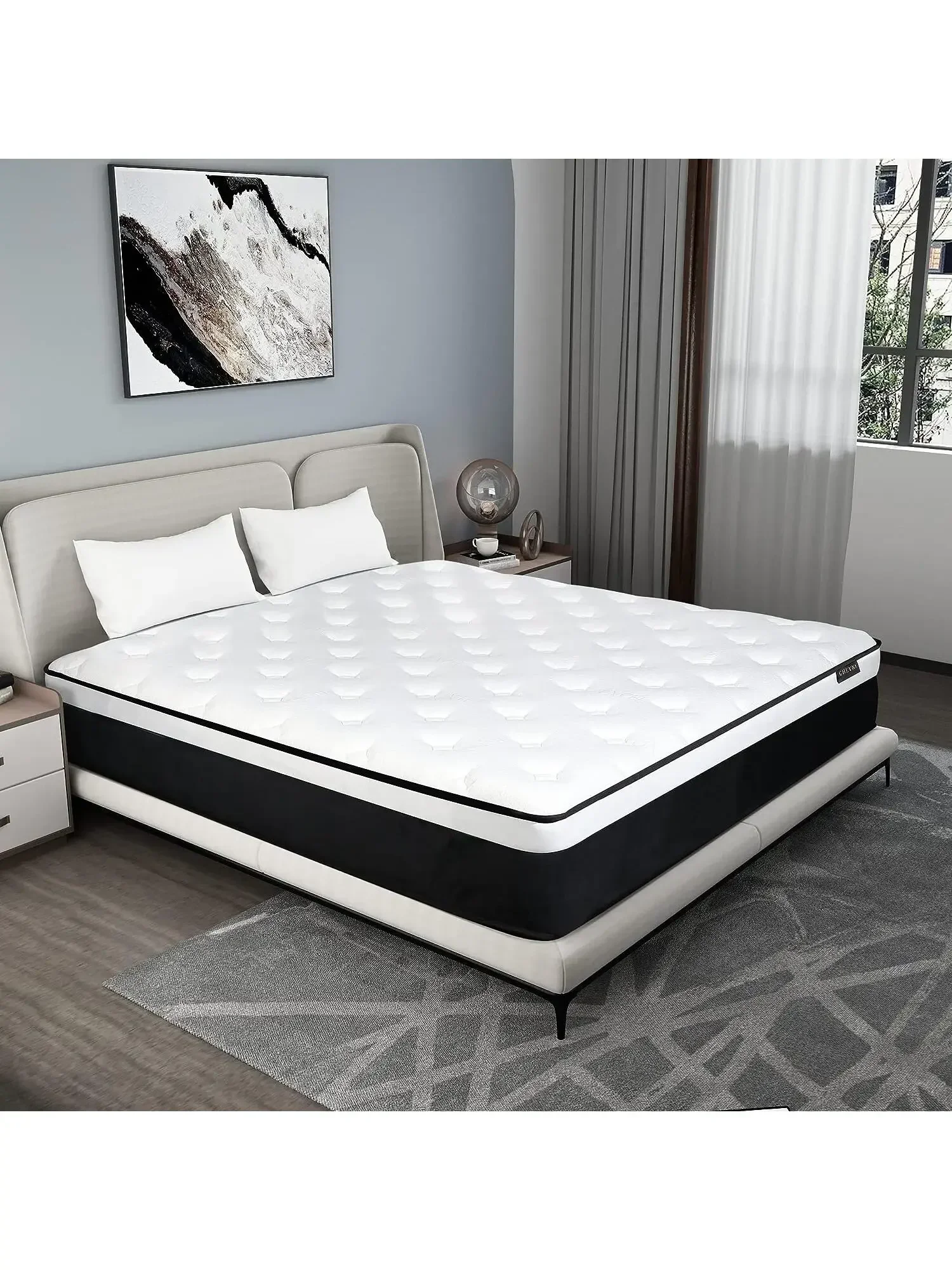 12 Inch Twin Full Queen  King Mattress,Medium Firm Hybrid Mattresses